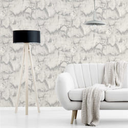 Crown Marble Silver Wallpaper M1584