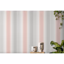 Kirby Stripe Pink Wallpaper Crown Textured Vinyl White Grey Modern