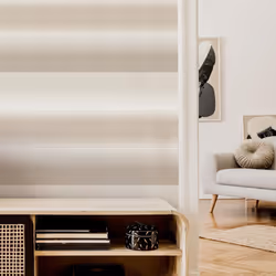 Kirby Stripe Natural Wallpaper Crown Textured Vinyl Cream Beige Modern