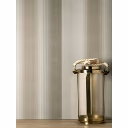 Kirby Stripe Natural Wallpaper Crown Textured Vinyl Cream Beige Modern