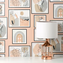 Crown Gallery Dusky Pink Wallpaper M1714