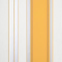 Fine Decor Synergy Stripe Mustard Yellow Silver White Paste The Paper Wallpaper