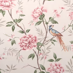 Crown Akina Floral Natural Wallpaper M1725