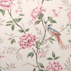 Crown Akina Floral Natural Wallpaper M1725