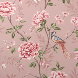 Crown Akina Floral Blush Wallpaper M1726