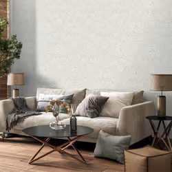 Crown Archive Collection Camille Damask Grey Wallpaper M1743