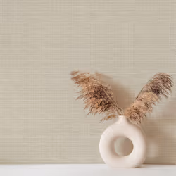 Crown Rowan Hessian Texture Taupe Wallpaper M1764