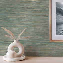 Crown Fusion Plain Teal Wallpaper M1768