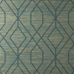 Crown Fusion Trellis Teal Wallpaper M1773