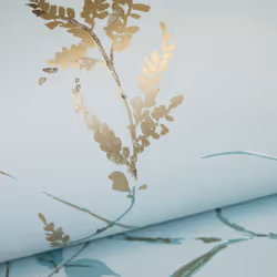 Mariko Bird Floral Wallpaper Crown - Blue