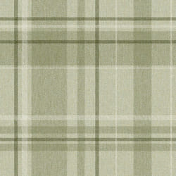 Crown Harris Tweed Herringbone Check Green Wallpaper Luxury