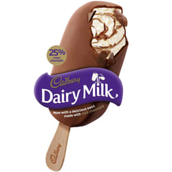 Cadburys Dairy Milk Ice Cream Sticks - 1x24