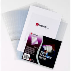 Rexel Nyrex™ Heavy Duty Top & Side Opening Pockets (25)