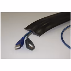 Kensington Channel Cable Bridge - Double, Cable sleeve, Universal, Black