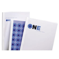 GBC Standard Thermal Binding Covers 3mm White (25)
