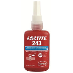 LOCTITE 243 1335884 Threadlocker Bottle blue Medium Solidity 50