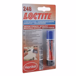 LOCTITE 248 1715105 Threadlocker Pin 9 blue Medium Solidity