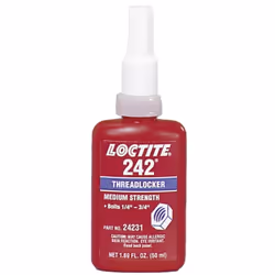 Threadlocker; LOCTITE; Bottle blue Medium Solidity 50
