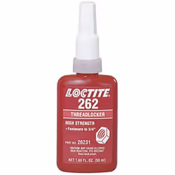 Threadlocker; LOCTITE; Bottle red High-strength, Medium Solidity 50
