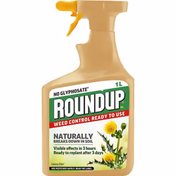 Roundup Naturals Glyphosate-Free Powerful Weed Killer - 1 Litre