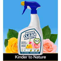 Rose Clear Plant Shield Spray Pesticide Free Bug Fungus Control 800ml