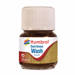 Humbrol Enamel Wash Dark Brown, Brown, Enamel paint, liquid, 28 ml, 1 pc(s)
