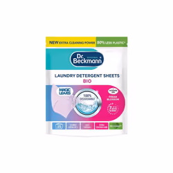 10 x Dr Beckmann Laundry Detergent Sheets Bio 25 Sheets