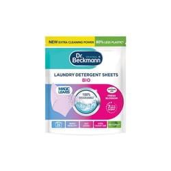 10 x Dr Beckmann Laundry Detergent Sheets Bio 25 Sheets