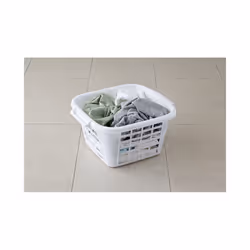 Addis Square Laundry Basket Essentials Range - 24 Litre - Linen
