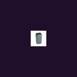 Addis Roll Top Bin 50L Metallic