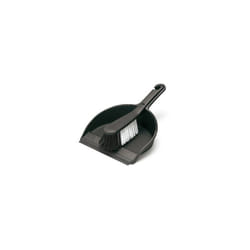 Addis Dustpan and Stiff Brush Set, Black, 22.5 x 31.5 x 11 cm