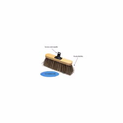 513877 Bassine Bristles Broom Head, Natural/Black, 7 x 32.5 x 20 cm