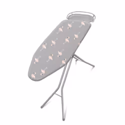Addis Affinity Ironing Board, 114x37cm, Silver Flamingo Design, Metal, 7 x 36 x 36 cm
