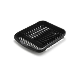 Addis Plate Dish Draining Rack, Soft Black
