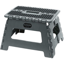 Folding Step Stool Tools, Metallic Grey
