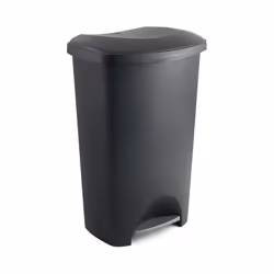 Addis 50 Litre Pedal Waste Bin - Various Colours - Black