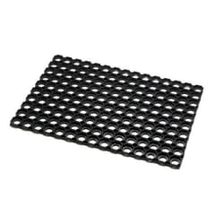 Bonami Addis Honeycomb Carpet Outdoor Rectangle Black