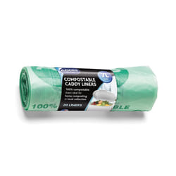 ADDIS Compostable Caddy Liners Green (Roll 20) - 517536