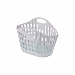 Addis Fold flat laundry basket Plastic  38 litre   light weight single pack