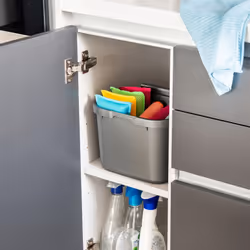 Addis New compost Caddy Metallic