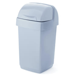 Addis Eco Range 10L Roll Top Waste / Recycling Bin - 100% Recycled Plastic, Grey