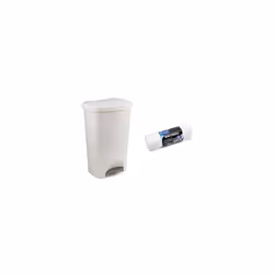 Addis Everyday Family Pedal Bin, 50 Litre, Linen Cream + 20x Liners