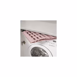 Addis LQOC Fold Flat Easy Store Clothes Laundry Basket Hamper, Pink, 38 Litre