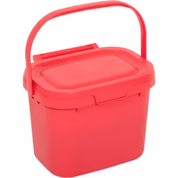 Addis Compost Caddy Bin - Pomegranate