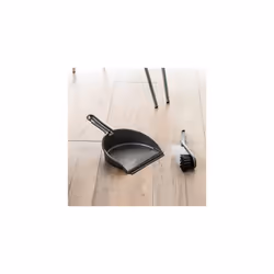 Everyday Soft Dustpan & Brush Set, built to last, MO, Metallic