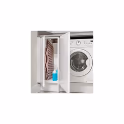 Fold Flat Easy Store Clothes Laundry Basket Hamper, Pink, 38 Litre
