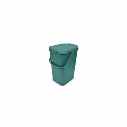 519353 Kitchen Recycling & General Storage bin 18 litres Stackable Food Waste Organiser Caddy with Clip lock lid & carrying H ...