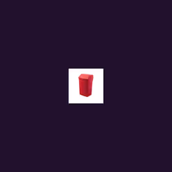 Addis 60L Flip Top Recycle Bin Red
