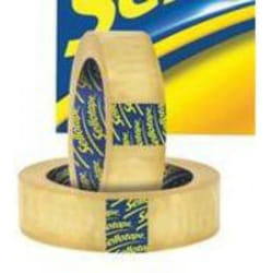 Sellotape Original Golden Tape Roll Non-static Easy-tear Small 18mmx33m Ref 1443251 [Pack of 8]