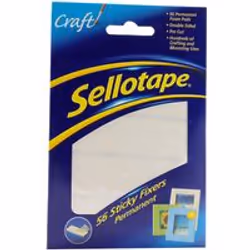 Sellotape E 56 STICKY PERM 12X25 FIXER